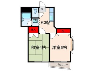 リバ－サイド小泉の物件間取画像